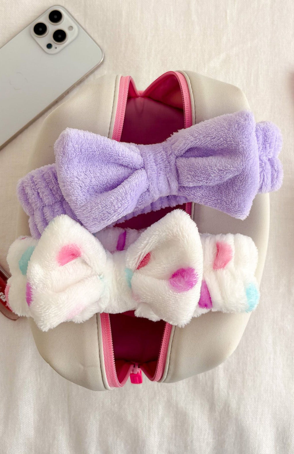 Kesia Beauty Headband 2 Pack Purple/White