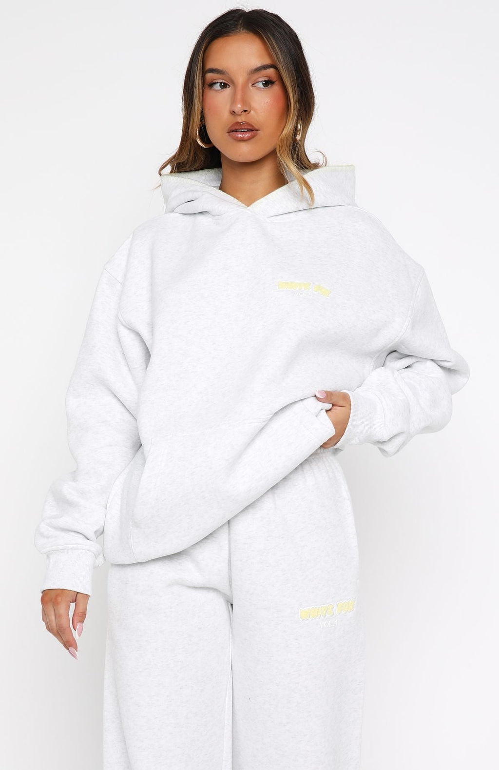 Vol. 1 Oversized Hoodie Grey Marle