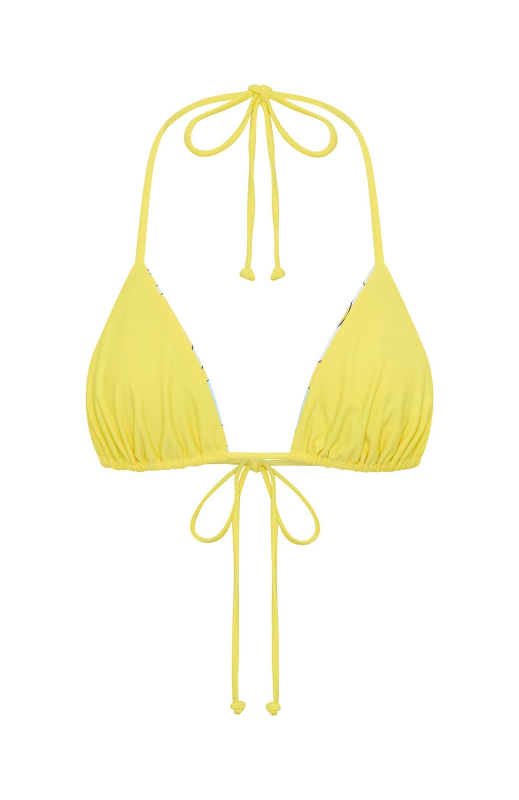 Coolum Reversible Bikini Top Lemontini Fizz
