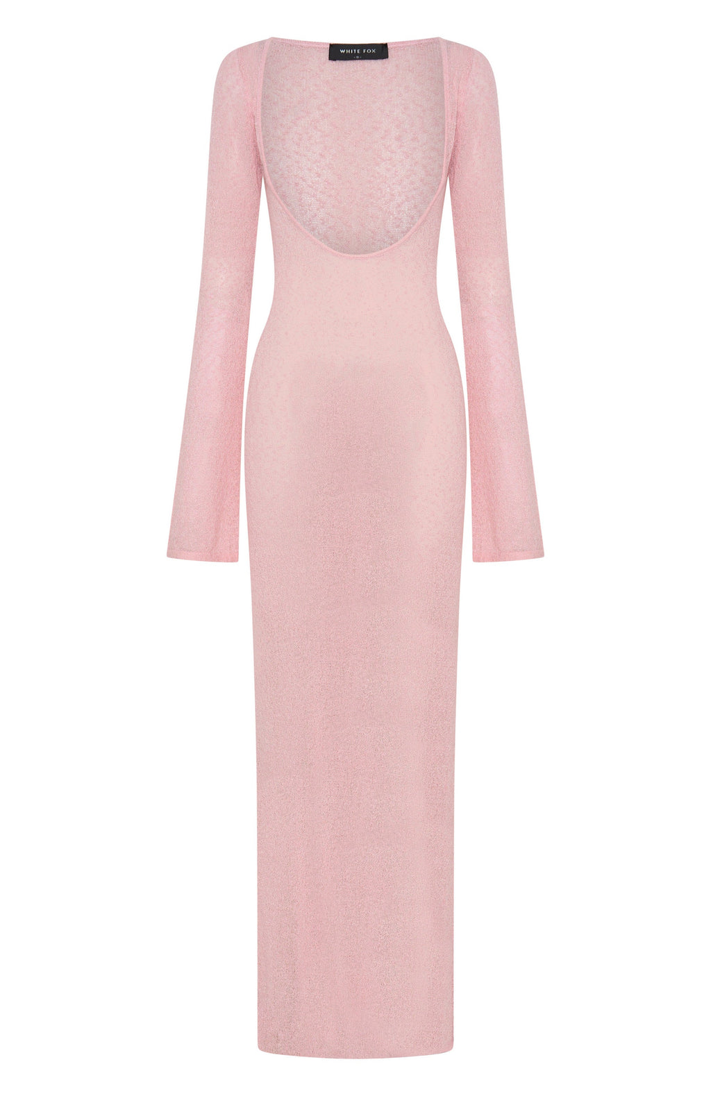 Malta Mermaids Long Sleeve Maxi Dress Blush Pink